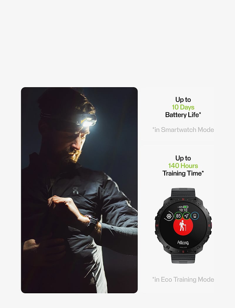 Polar - POLAR GRIT X2 PRO - smartwatches - blk/blk - 5