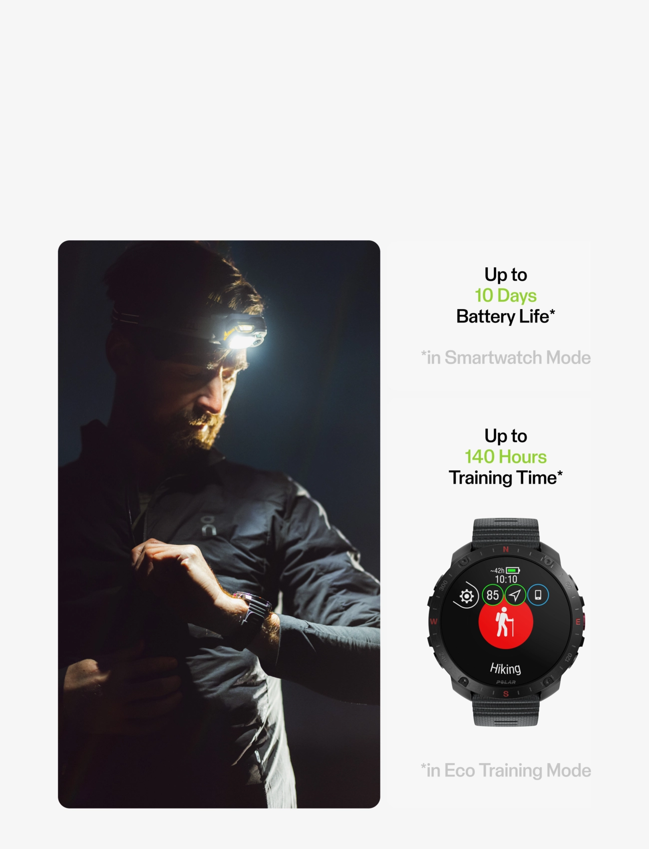Polar - POLAR GRIT X2 PRO - smartwatches - blk/blk - 5