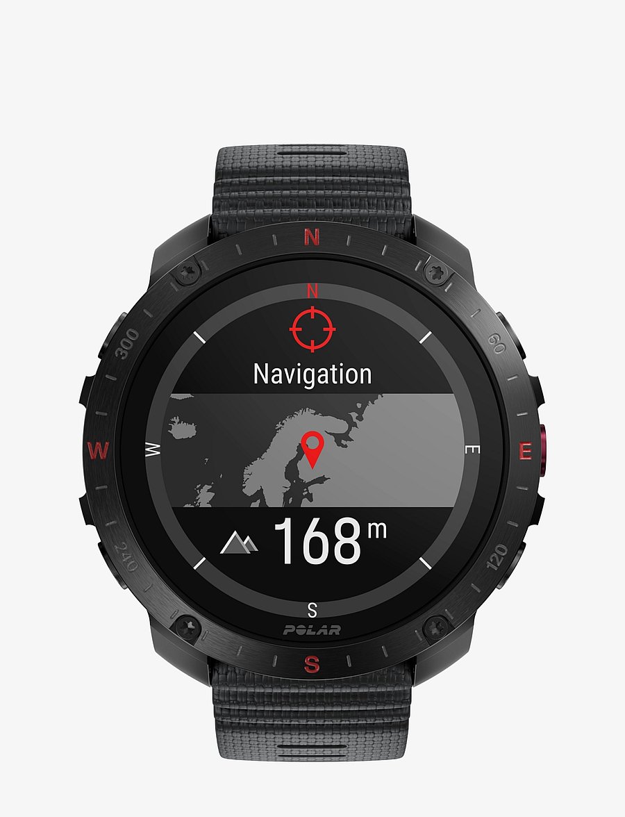 Polar - POLAR GRIT X2 PRO + Polar H10 Heart Rate Sensor - smartwatches - blk/blk - 0
