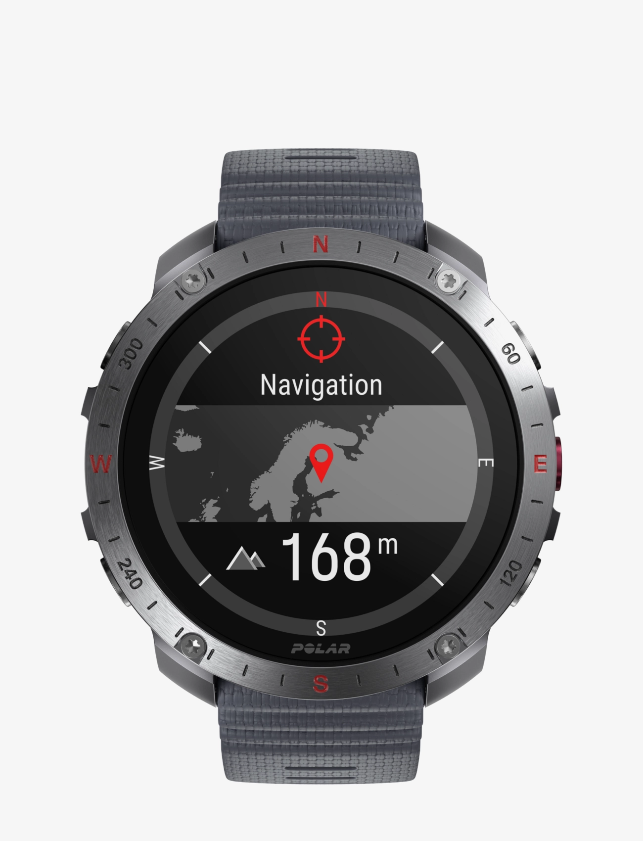 Polar Polar Grit X2 Pro, S/L, Grey, Sportsudstyr > Sportsure, Dame
