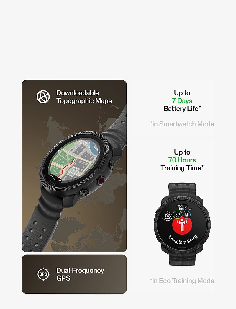 Polar - POLAR VANTAGE M3 - išmanieji laikrodžiai - black - 4