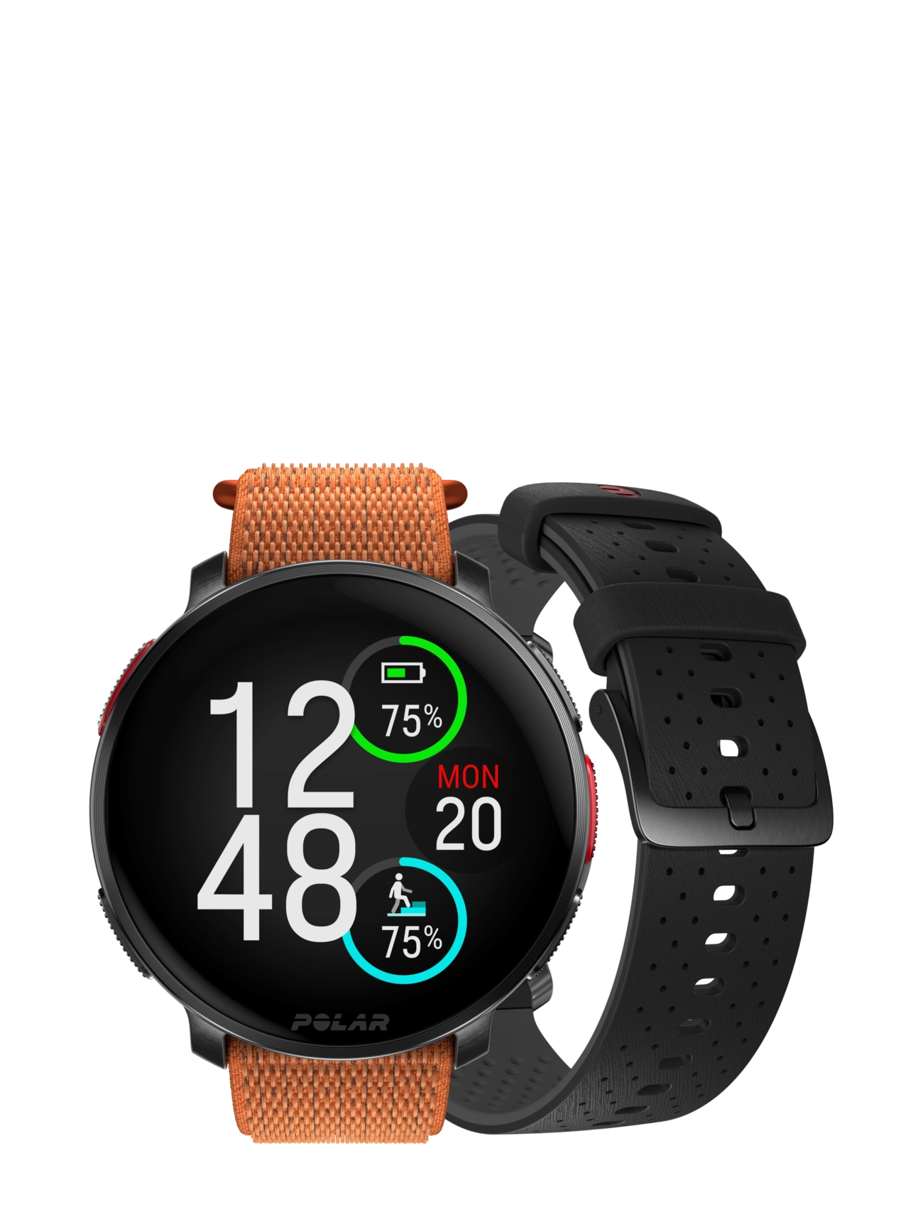 Polar Polar Vantage V3 Blk/Blk W/Ora H&L, M/L, Black, Sportsudstyr > Sportsure, Dame