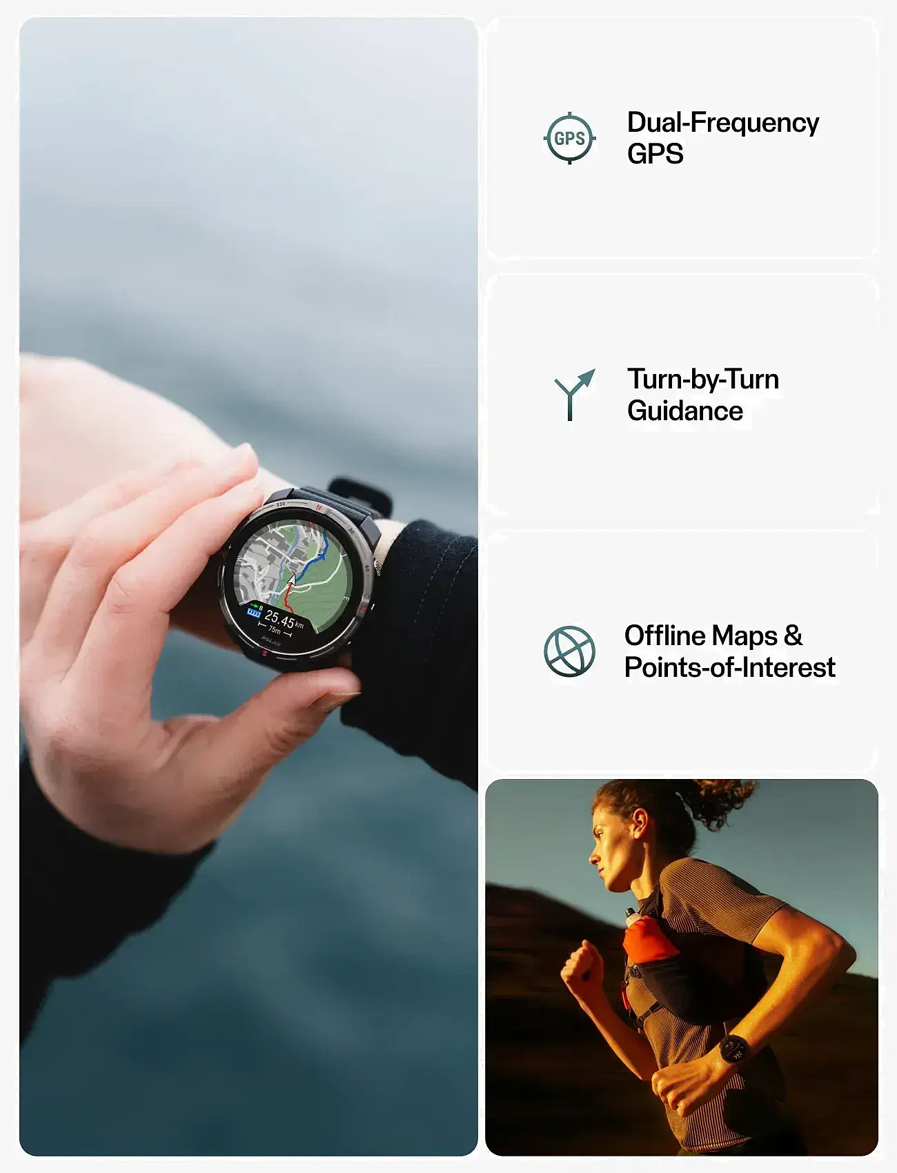 Polar - POLAR GRIT X2 BLK S-L - smartwatches - black - 4