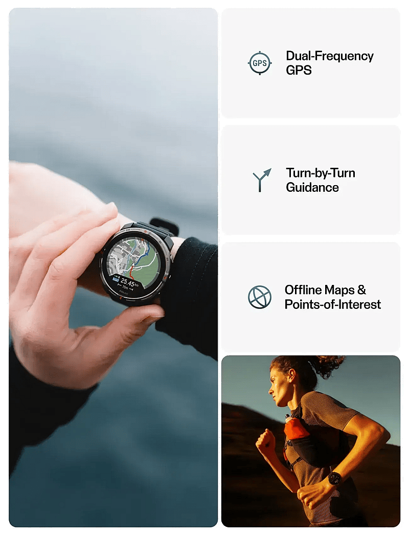 Polar - POLAR GRIT X2 BRN S-L - smartwatches - brown - 4