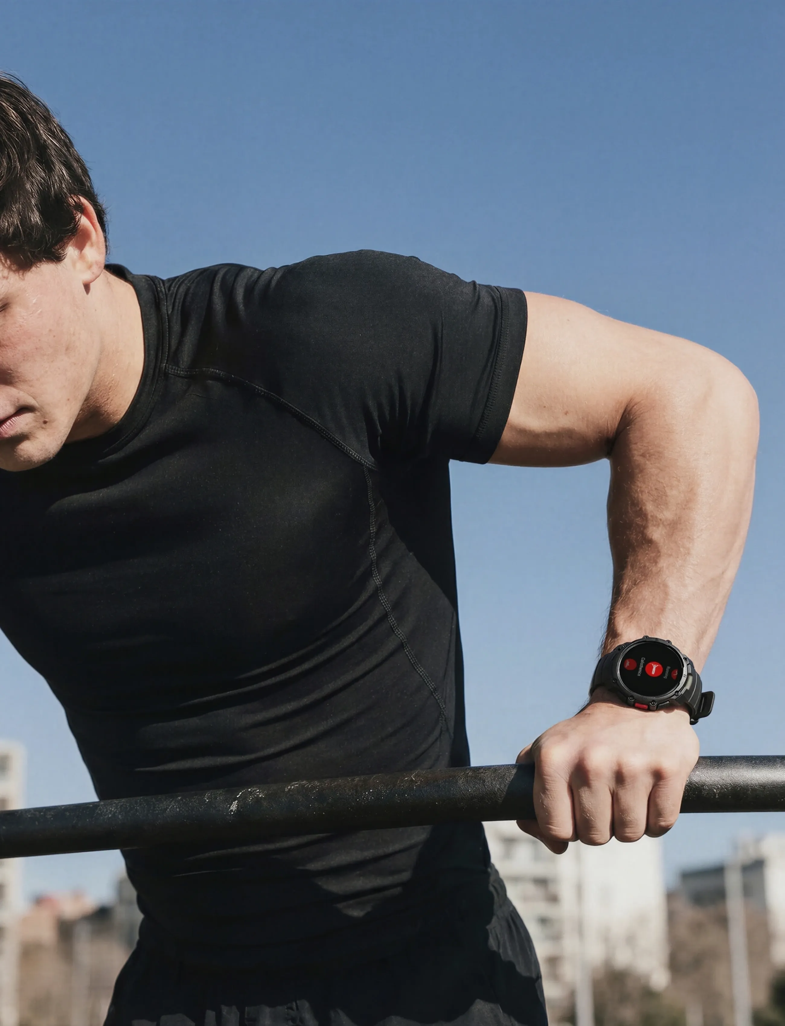 Polar - POLAR STREET X - smartwatches - black - 3