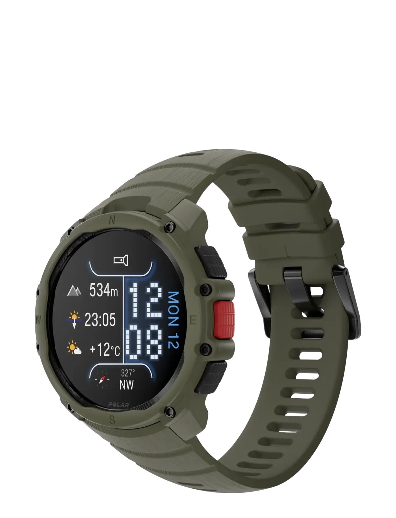 Polar POLAR STREET X - Treenikellot & tarvikkeet - GREEN / khaki/green