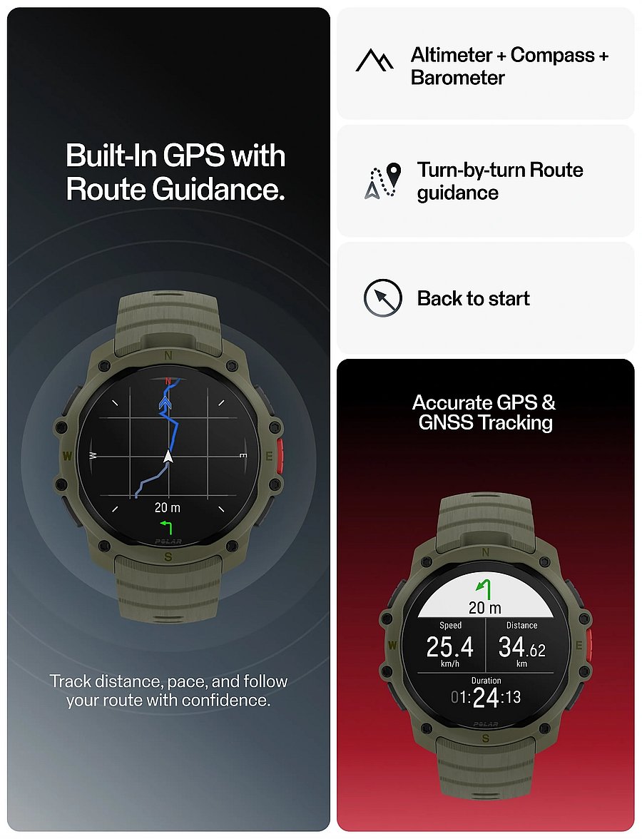 Polar - POLAR STREET X - smartwatches - green - 4