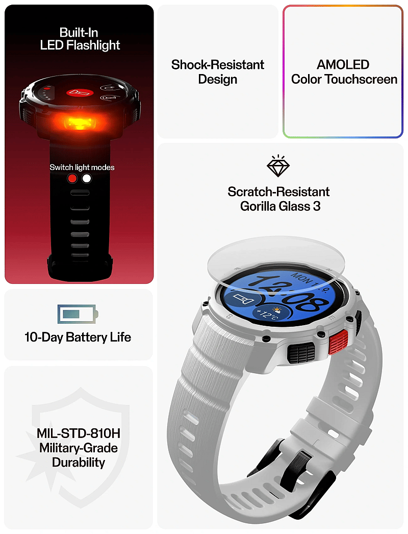 Polar - POLAR STREET X - smartwatches - white - 2