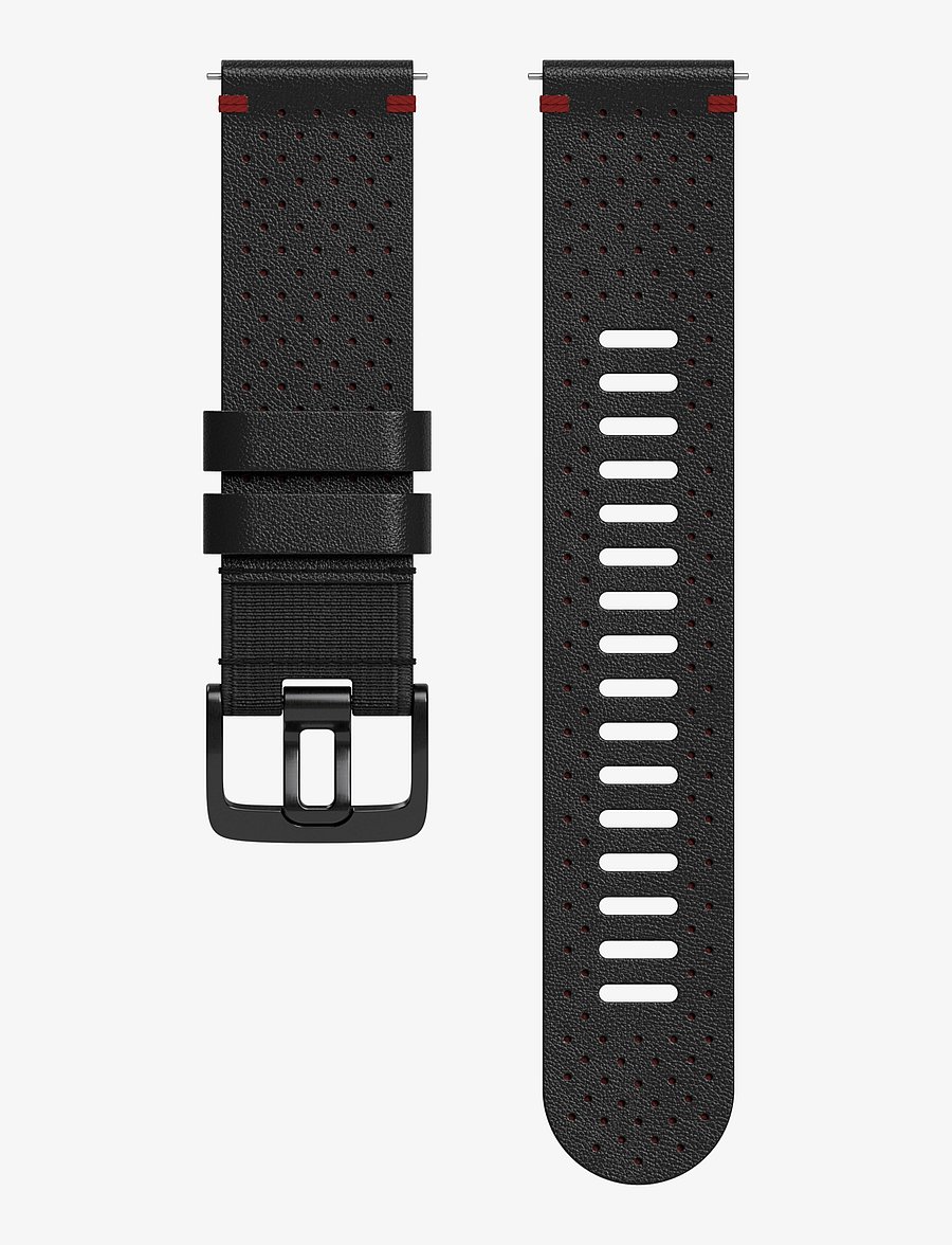 Polar - POLAR WB 22MM LTHR - smartwatches - red - 0