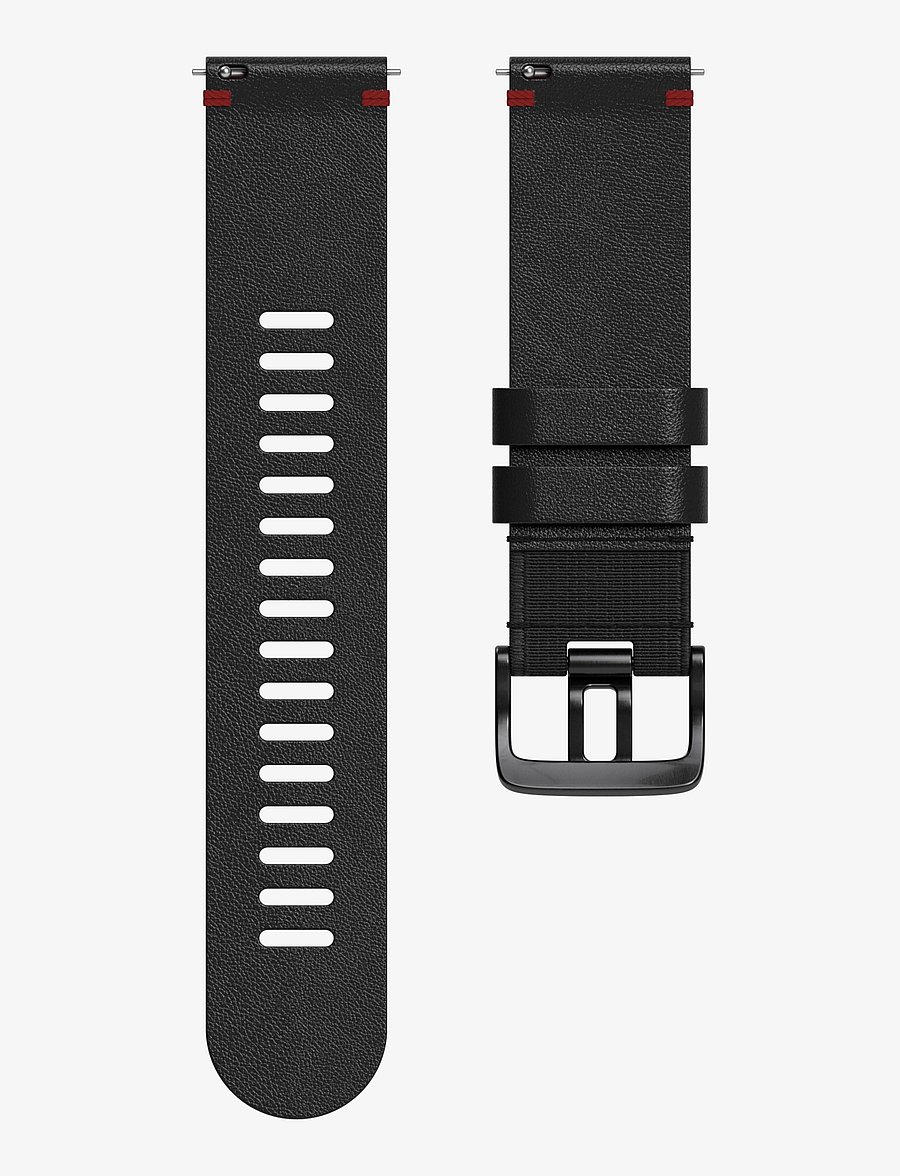 Polar - POLAR WB 22MM LTHR - smartwatches - red - 1