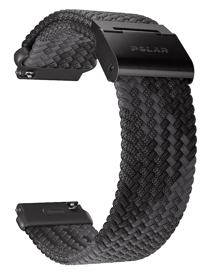 Polar - POLAR WB 20MM BRAIDED YARN BLK S-L - smartwatches - black - 4