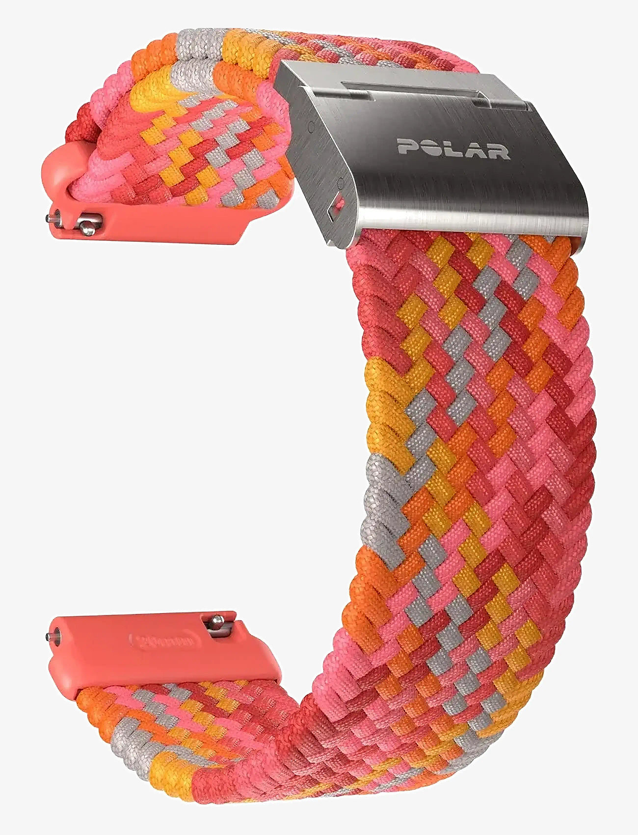Polar - POLAR WB 20MM BRAIDED YARN RED S-L - smartwatches - red - 4
