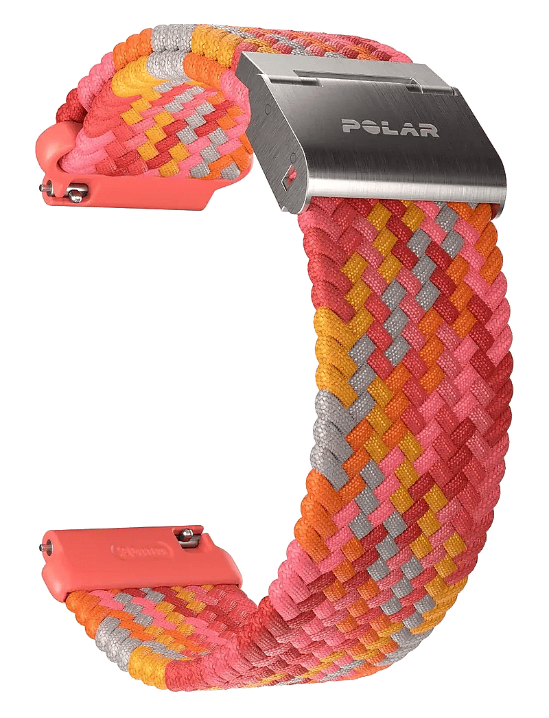 Polar - POLAR WB 20MM BRAIDED YARN RED S-L - smartwatches - red - 4