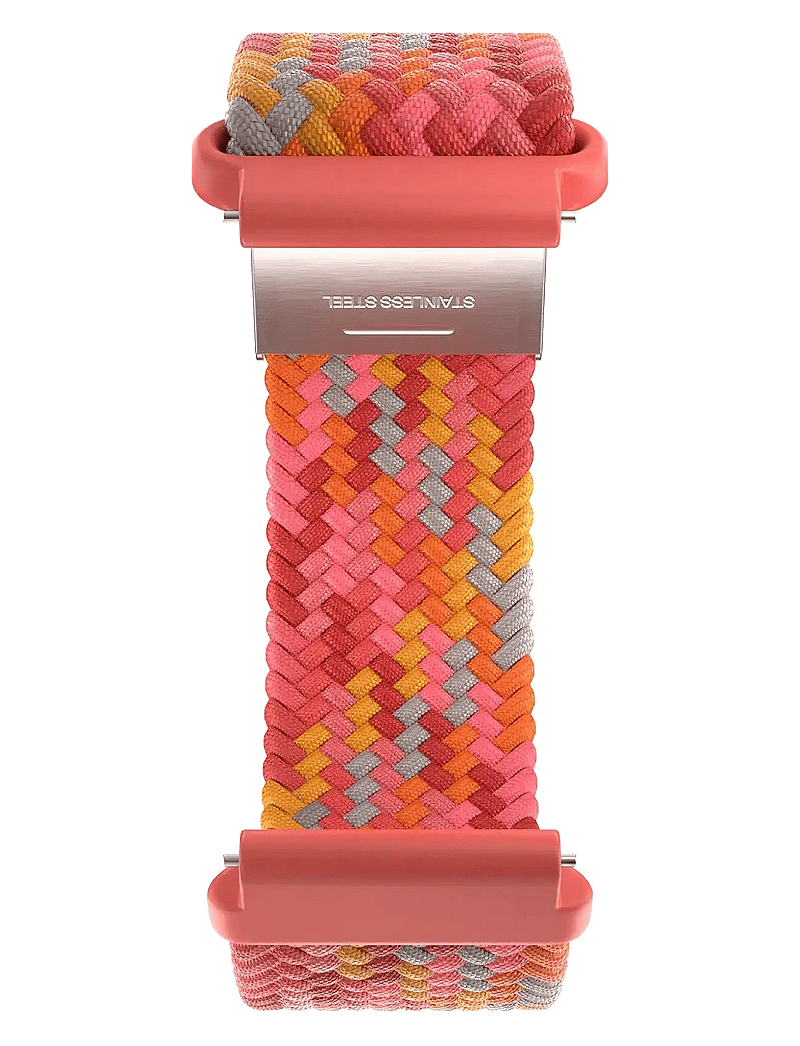 Polar - POLAR WB 20MM BRAIDED YARN RED S-L - smartwatches - red - 5