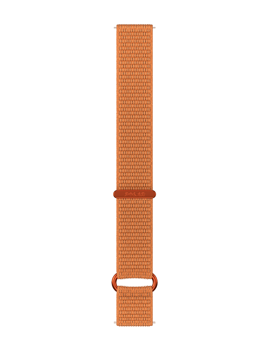 Polar - POLAR WB 22MM ORA M/L H&L - smartwatches - orange - 0
