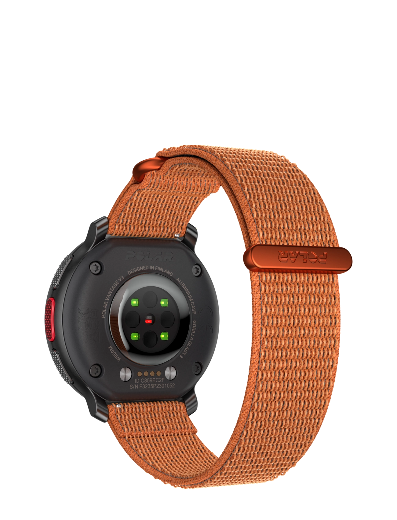 Polar - POLAR WB 22MM ORA M/L H&L - smartwatches - orange - 2