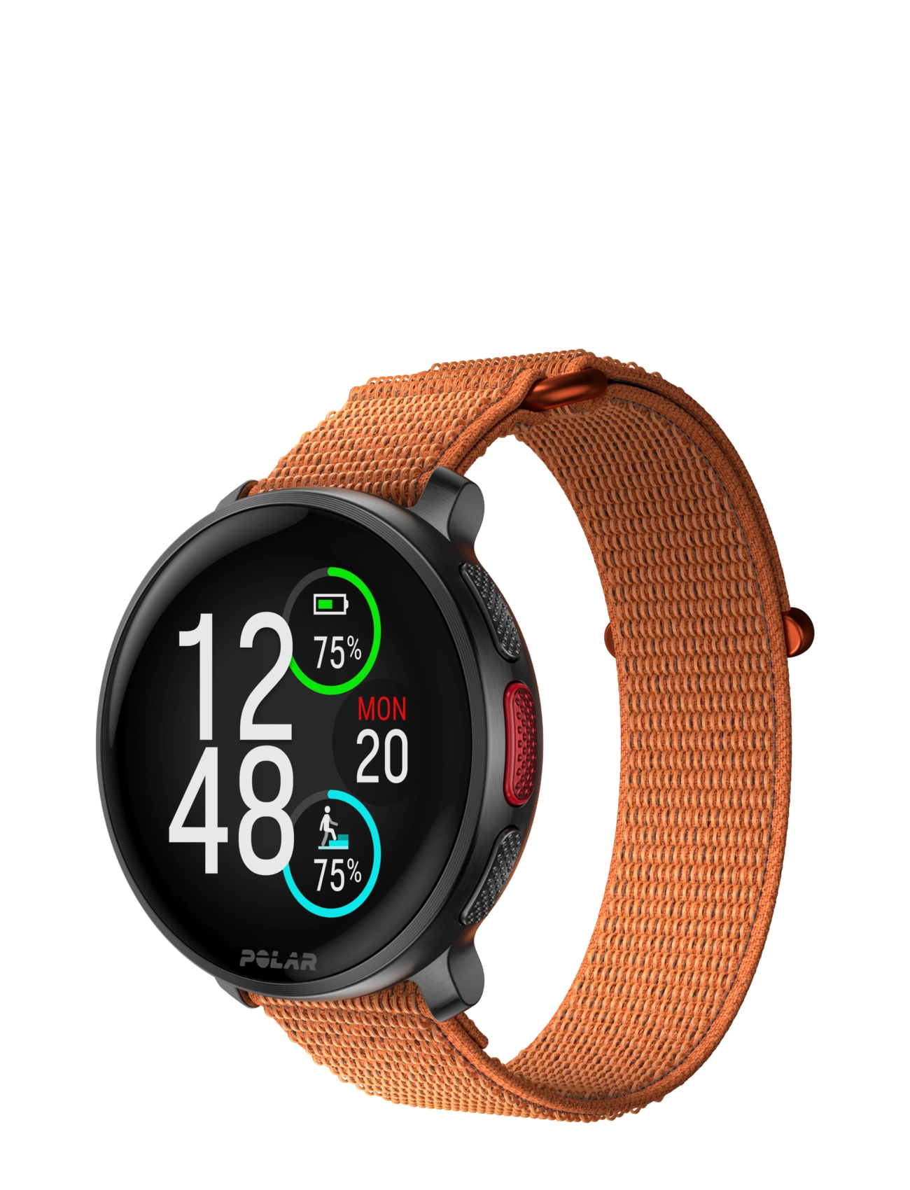 Polar - POLAR WB 22MM ORA M/L H&L - smartwatches - orange - 3