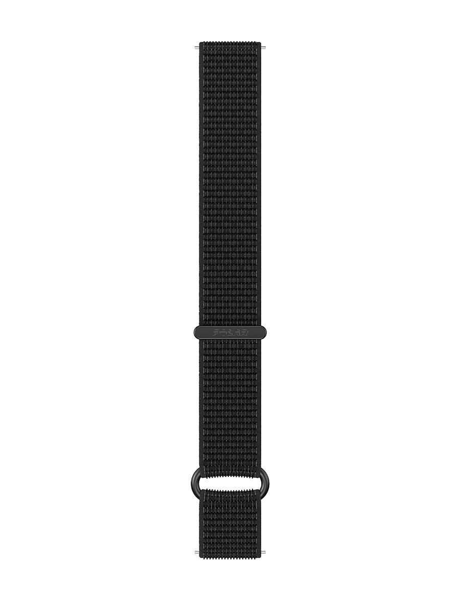 Polar - POLAR WB 22MM BLK M/L H&L - smartwatches - black - 0