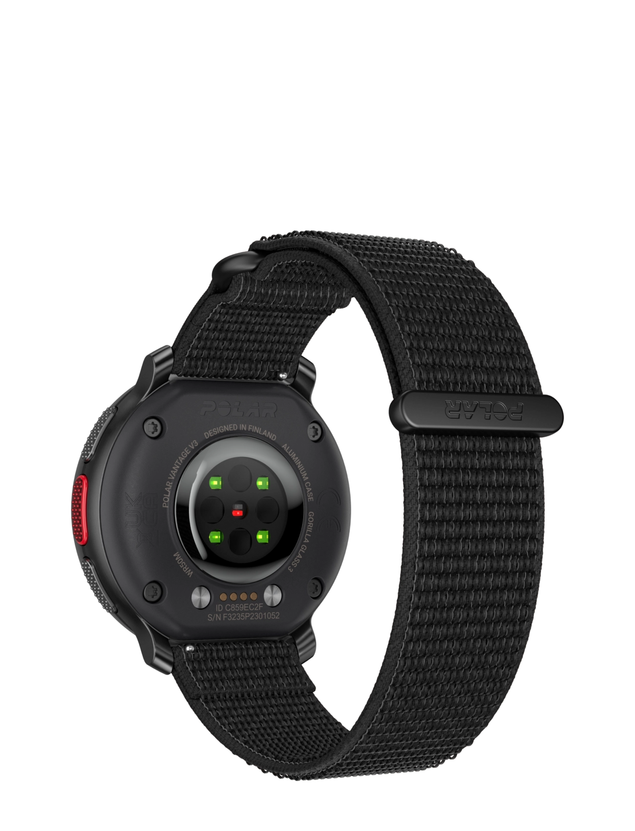 Polar - POLAR WB 22MM BLK S/M H&L - nutikellad - black - 2