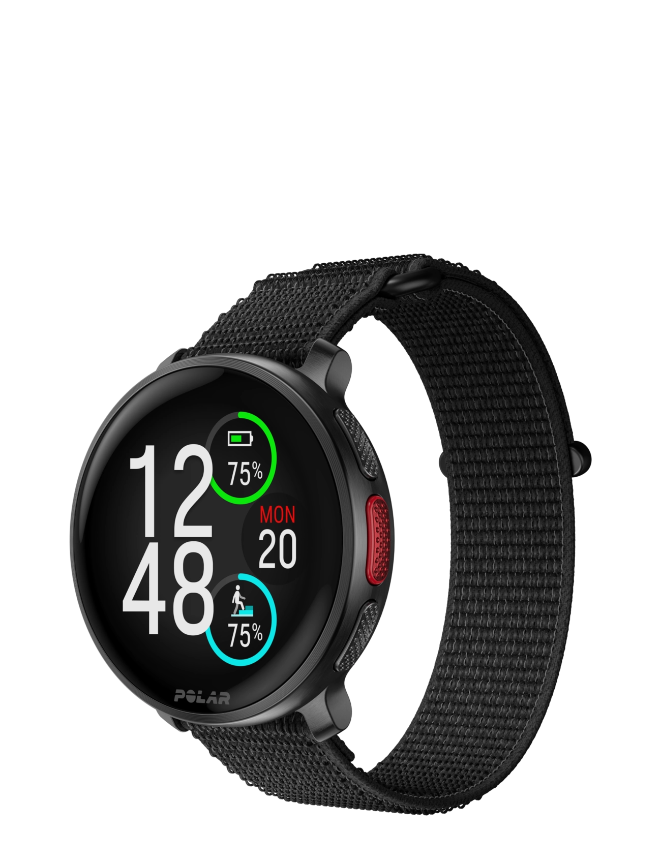 Polar - POLAR WB 22MM BLK S/M H&L - nutikellad - black - 3
