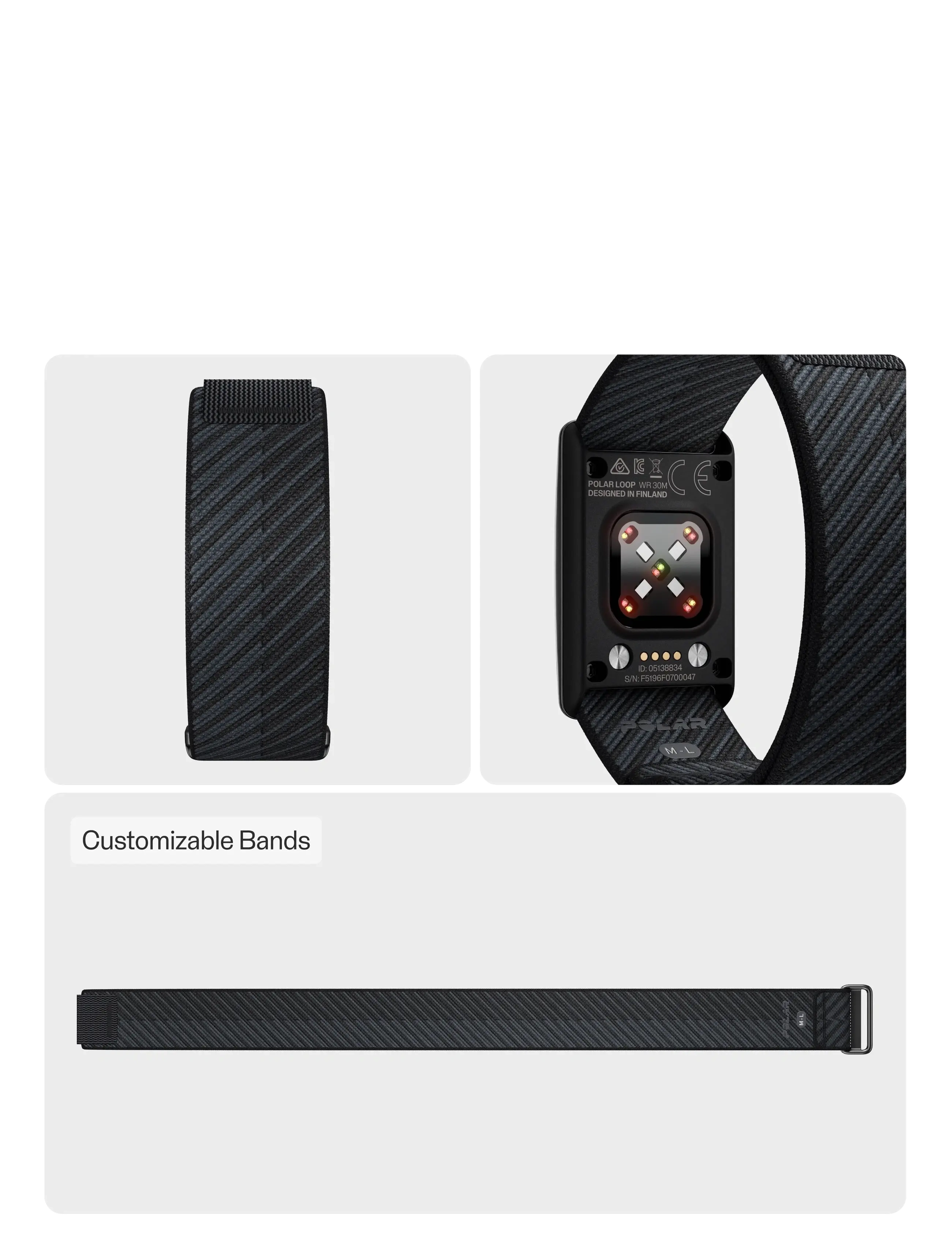 Polar - POLAR WB LOOP GEN2 - smartwatches - black - 2
