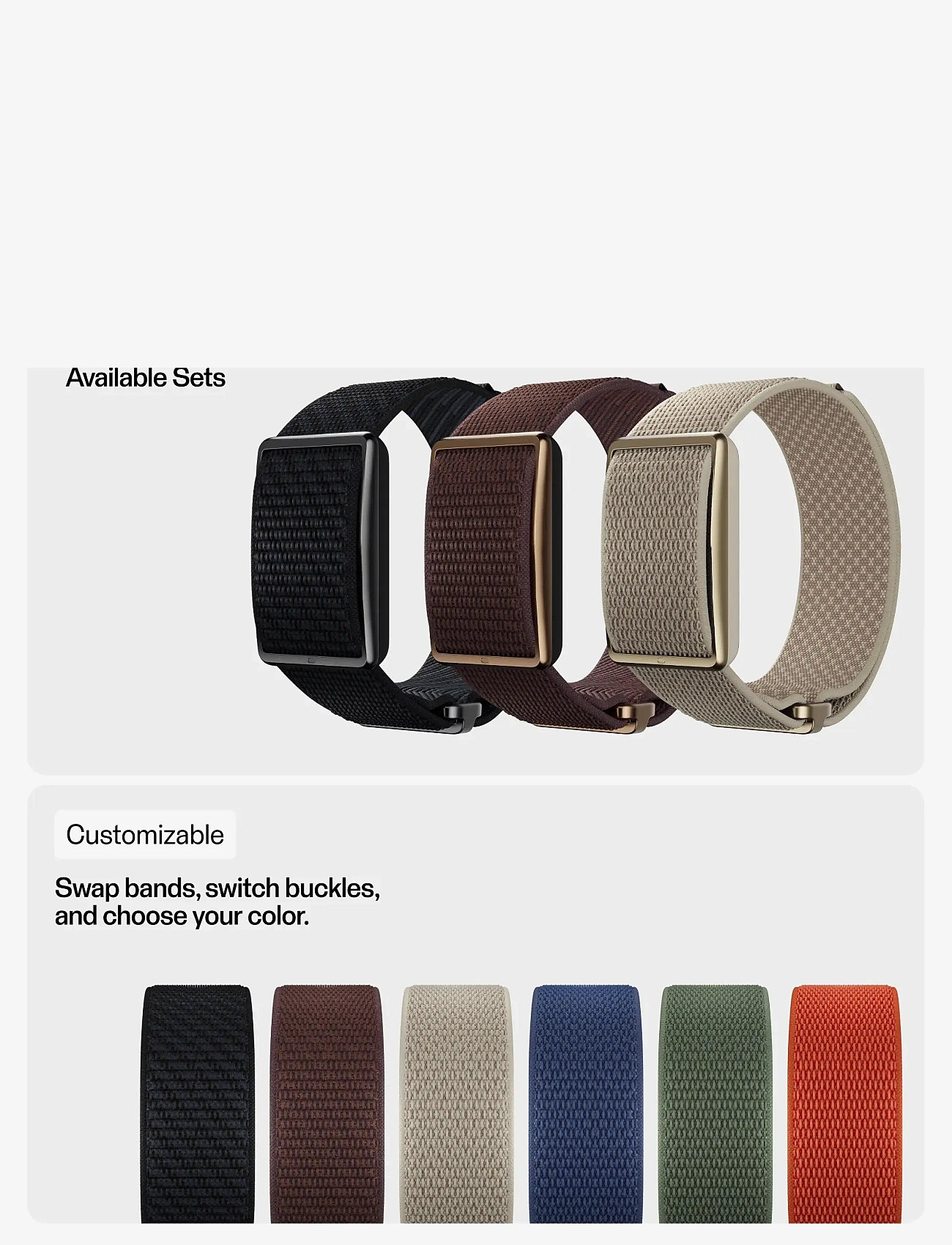 Polar - POLAR WB LOOP GEN2 - smartwatches - greige - 4