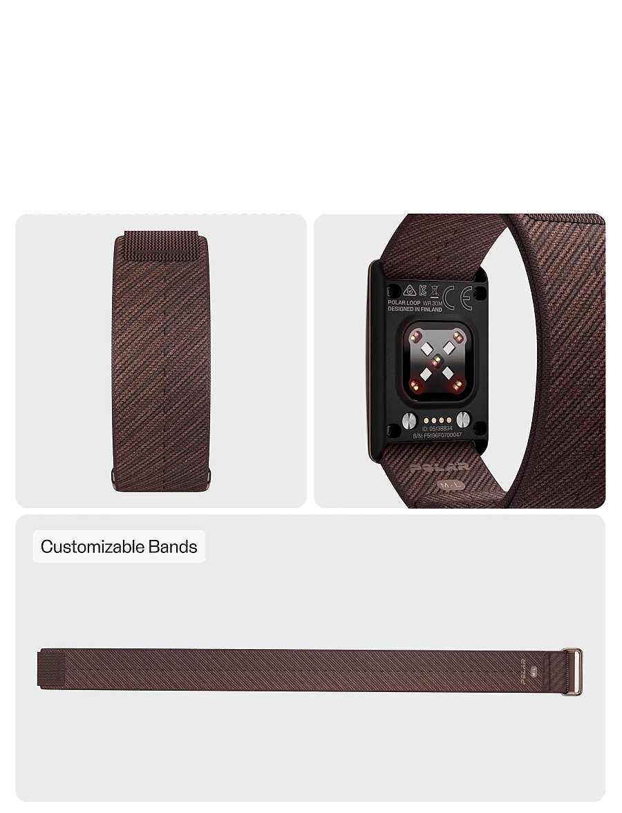 Polar - POLAR WB LOOP GEN2 - smartwatches - brown - 2