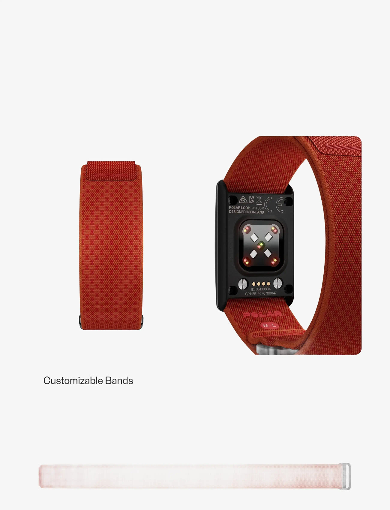 Polar - POLAR WB LOOP GEN2 - træningsure og tilbehør - orange - 2