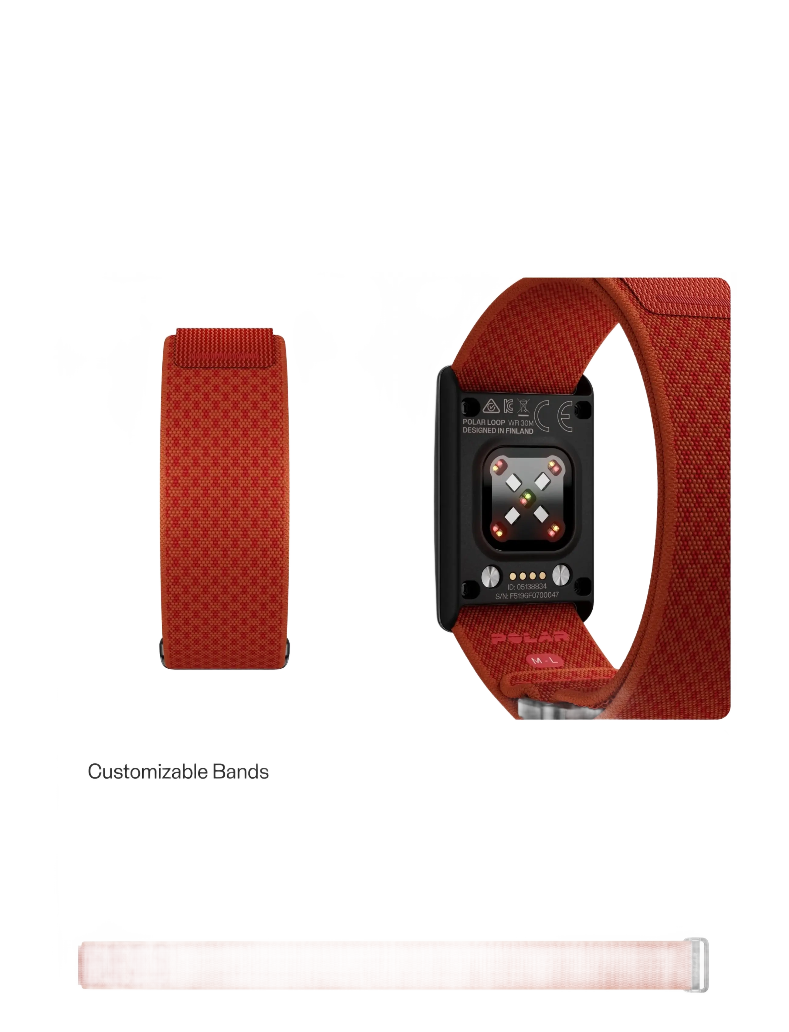 Polar - POLAR WB LOOP GEN2 - smartwatches - orange - 2