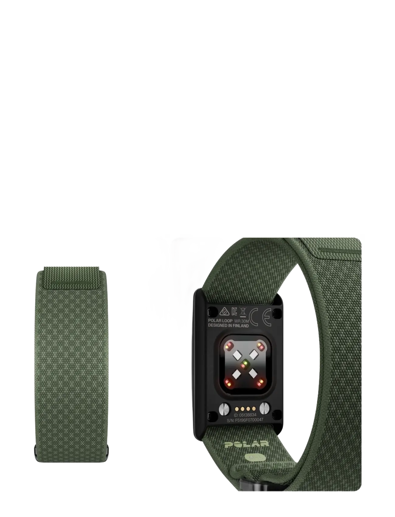 Polar - POLAR WB LOOP GEN2 - smartwatches - green - 2