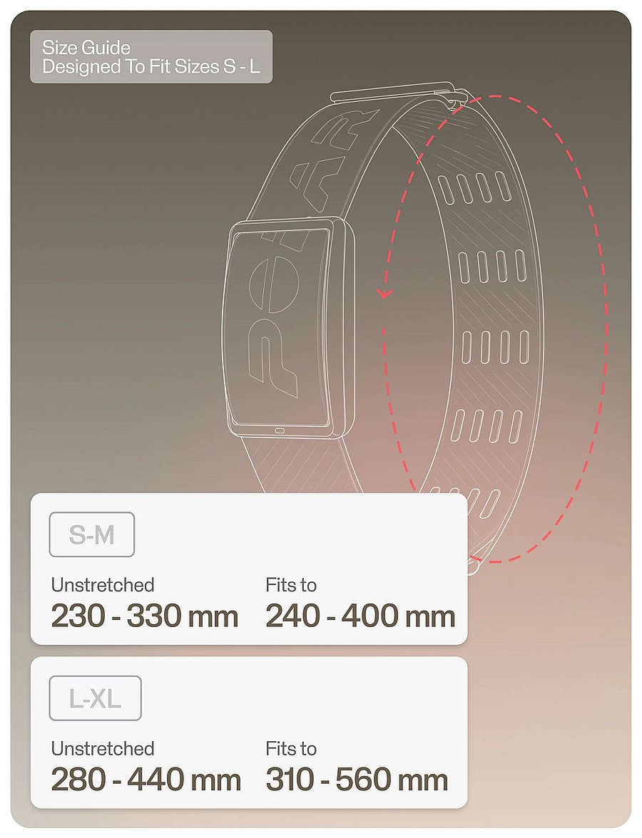 Polar - POLAR LOOP ARMBAND GRY S-M - smartwatches - grey - 4