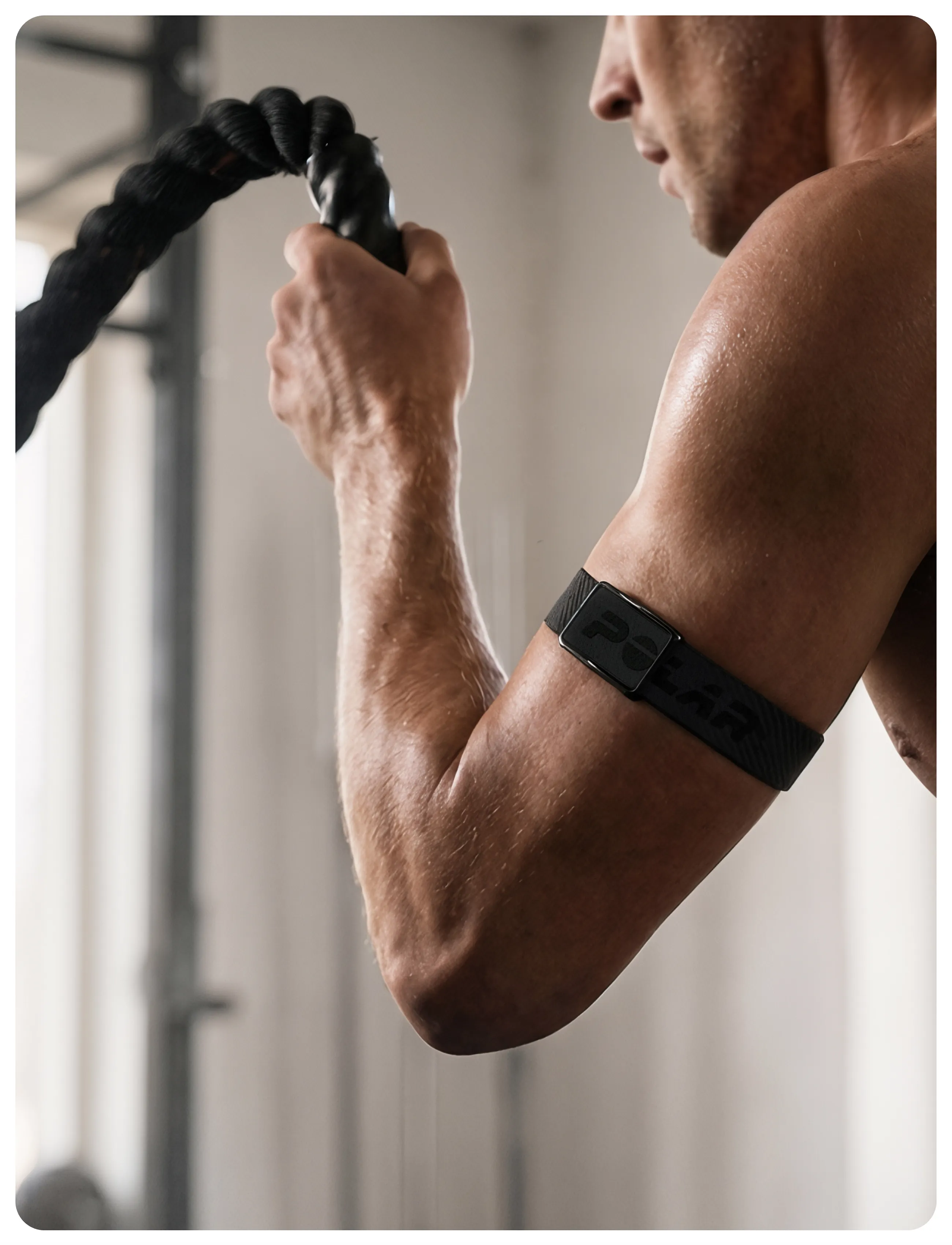 Polar - POLAR LOOP ARMBAND GRY L-XL - smartwatches - grey - 3