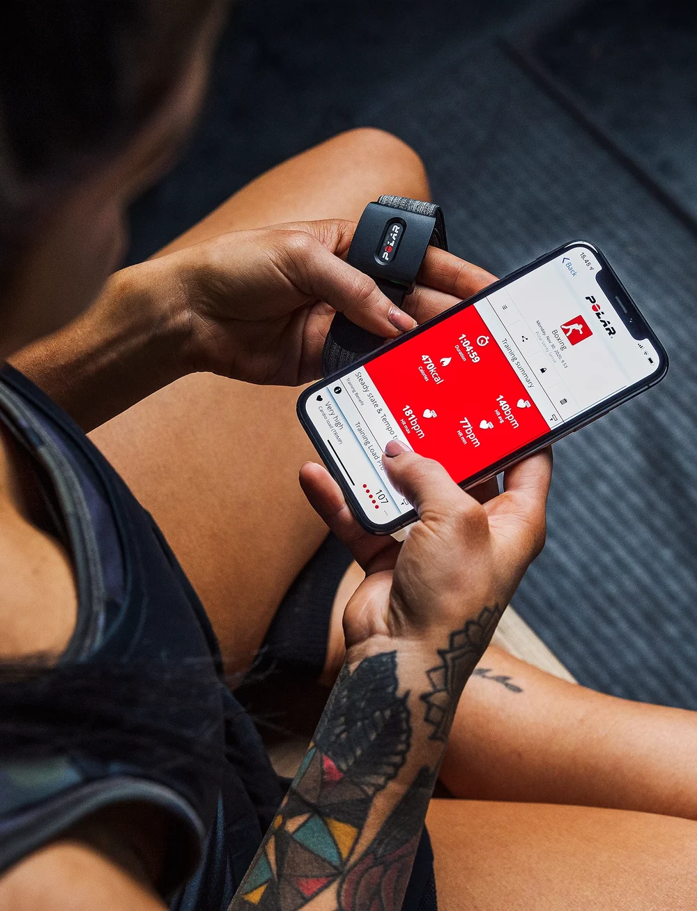 Polar - POLAR VERITY SENSE OHR - smartwatches - black - 0