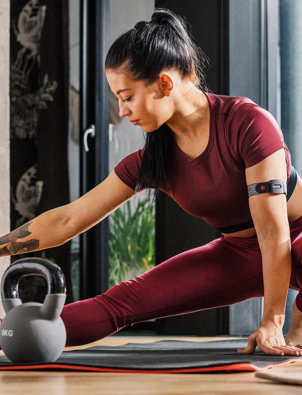 Polar - POLAR VERITY SENSE OHR - smartwatches - dark red - 0