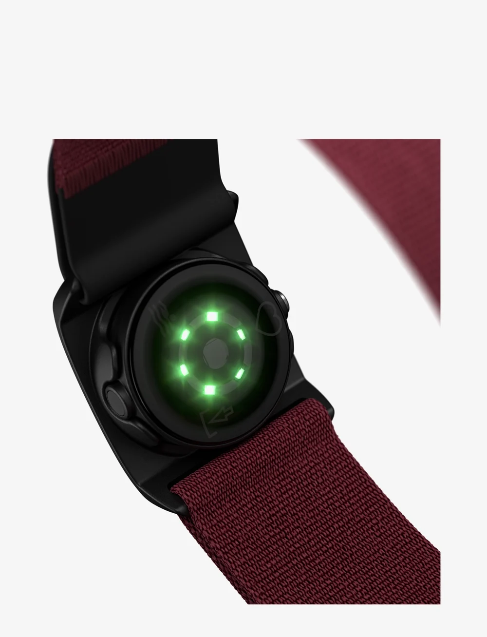 Polar - POLAR VERITY SENSE OHR - smartwatches - dark red - 4