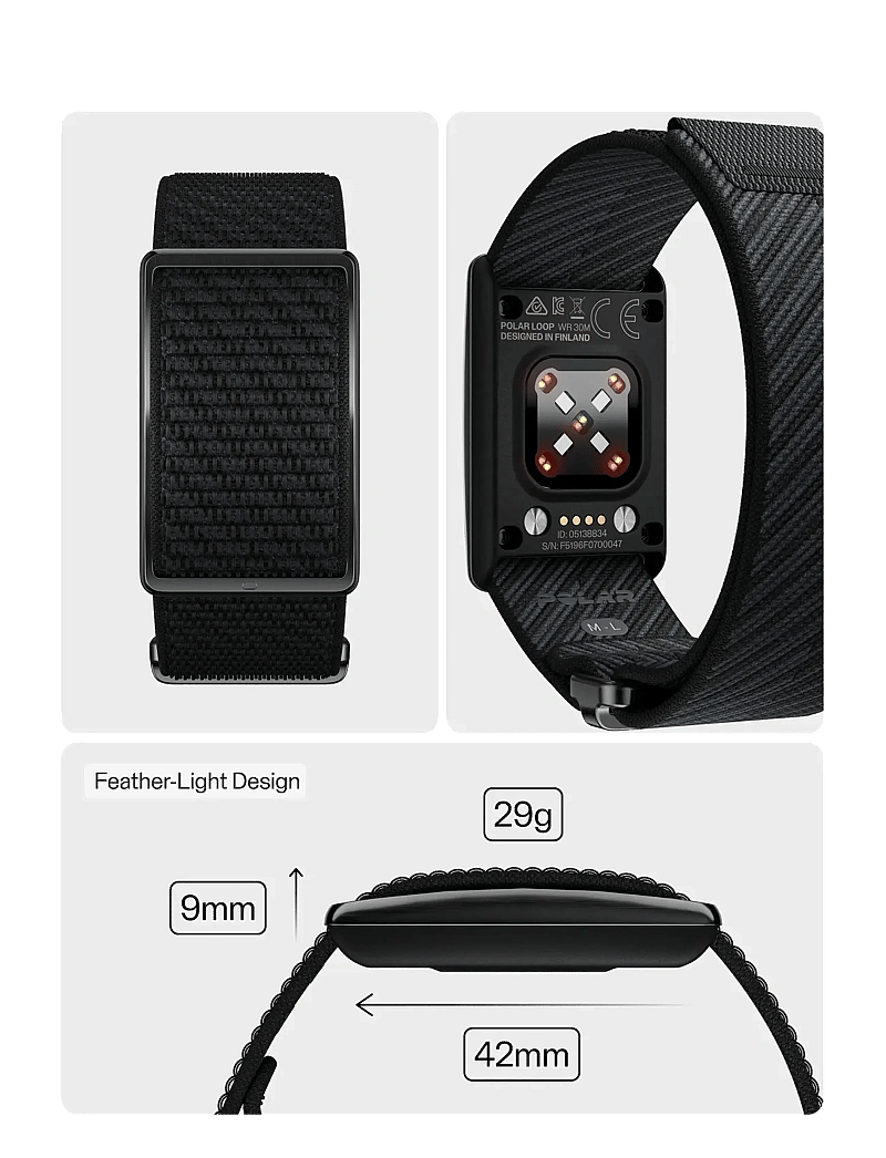 Polar - POLAR LOOP GEN2 - smartwatches - black - 3