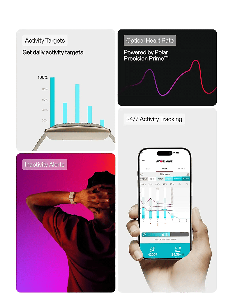 Polar - POLAR LOOP GEN2 - smartwatches - black - 4