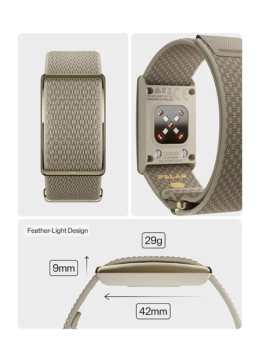 Polar - POLAR LOOP GEN2 - smartwatches - greige - 3