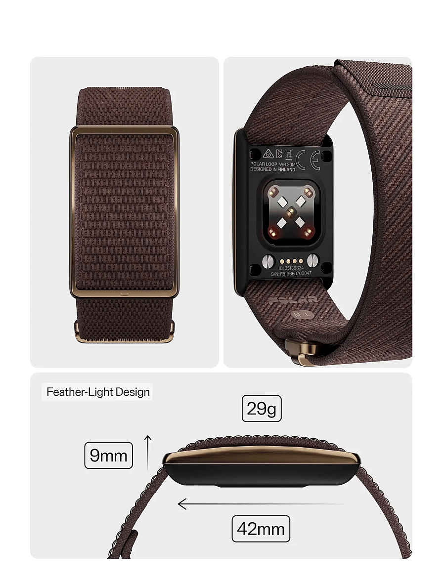 Polar - POLAR LOOP GEN2 - Älykellot - brown - 3