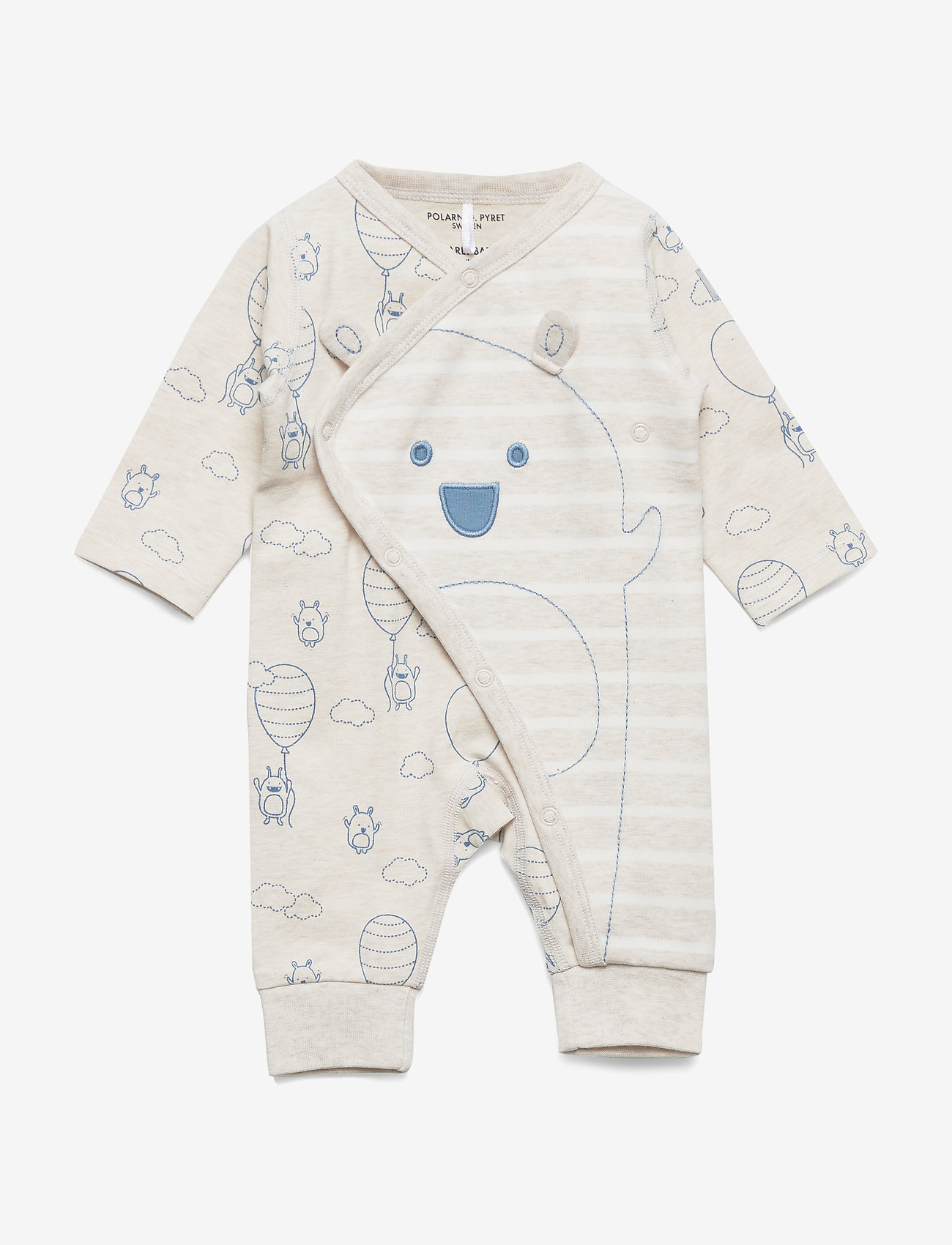 Polarn O. Pyret - Overall baby - ecru melange - 0