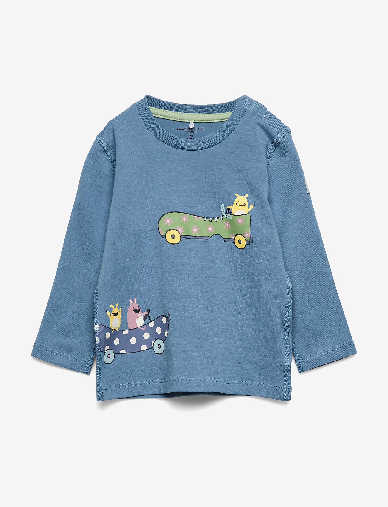 Polarn O. Pyret - Top L/S Baby - blue heaven - 0