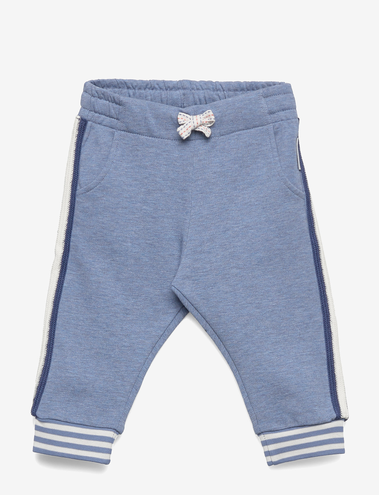 Polarn O. Pyret - Trousers Jersey Baby - bluemelange - 0