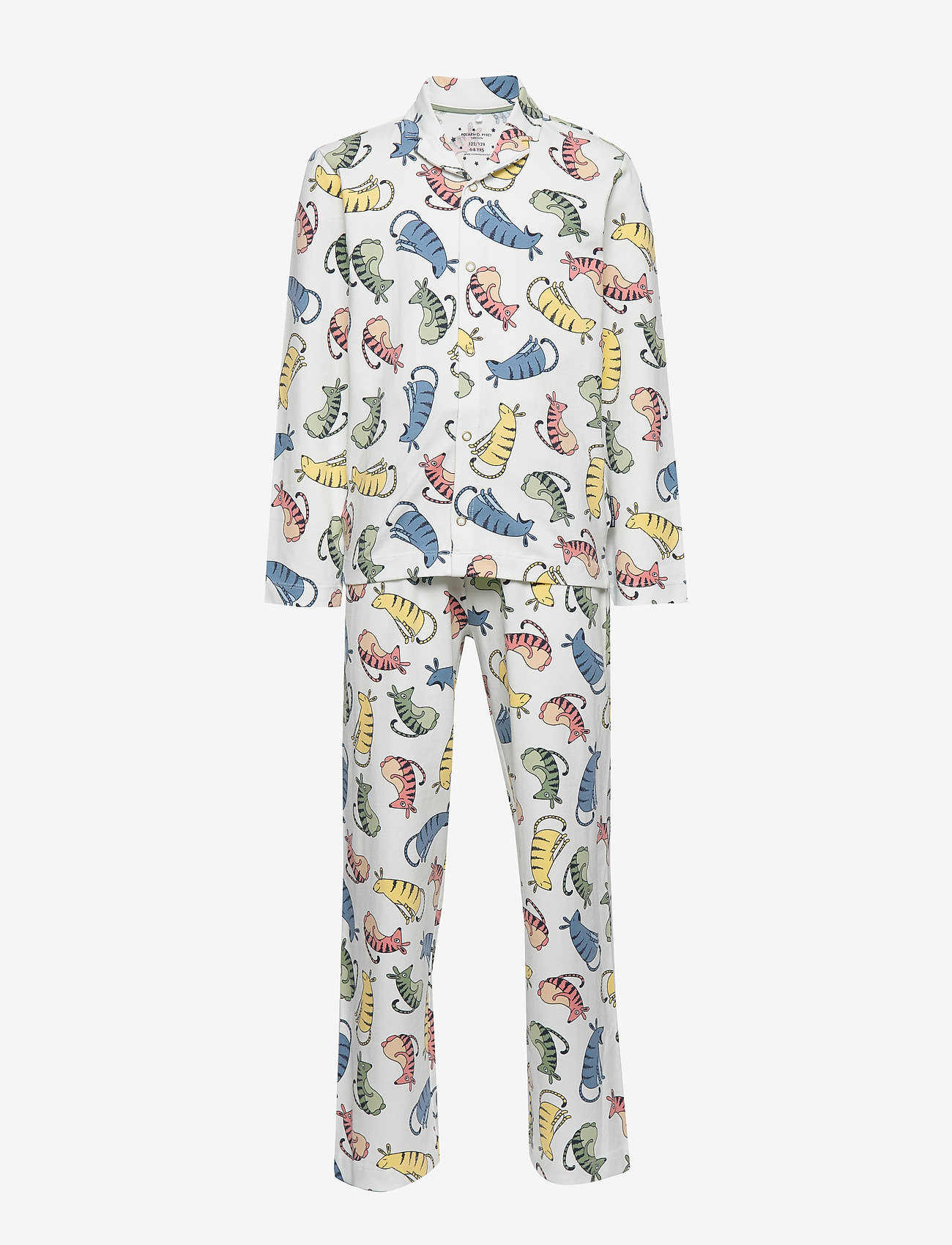 Polarn O. Pyret - Pyjamas AOP Preschool - snow white - 0