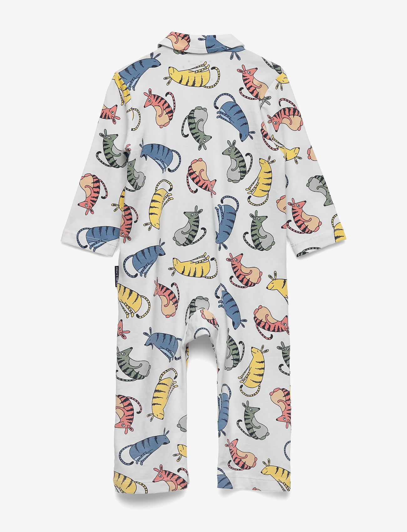 Polarn O. Pyret - Pyjamas Overall AOP Baby - snow white - 1