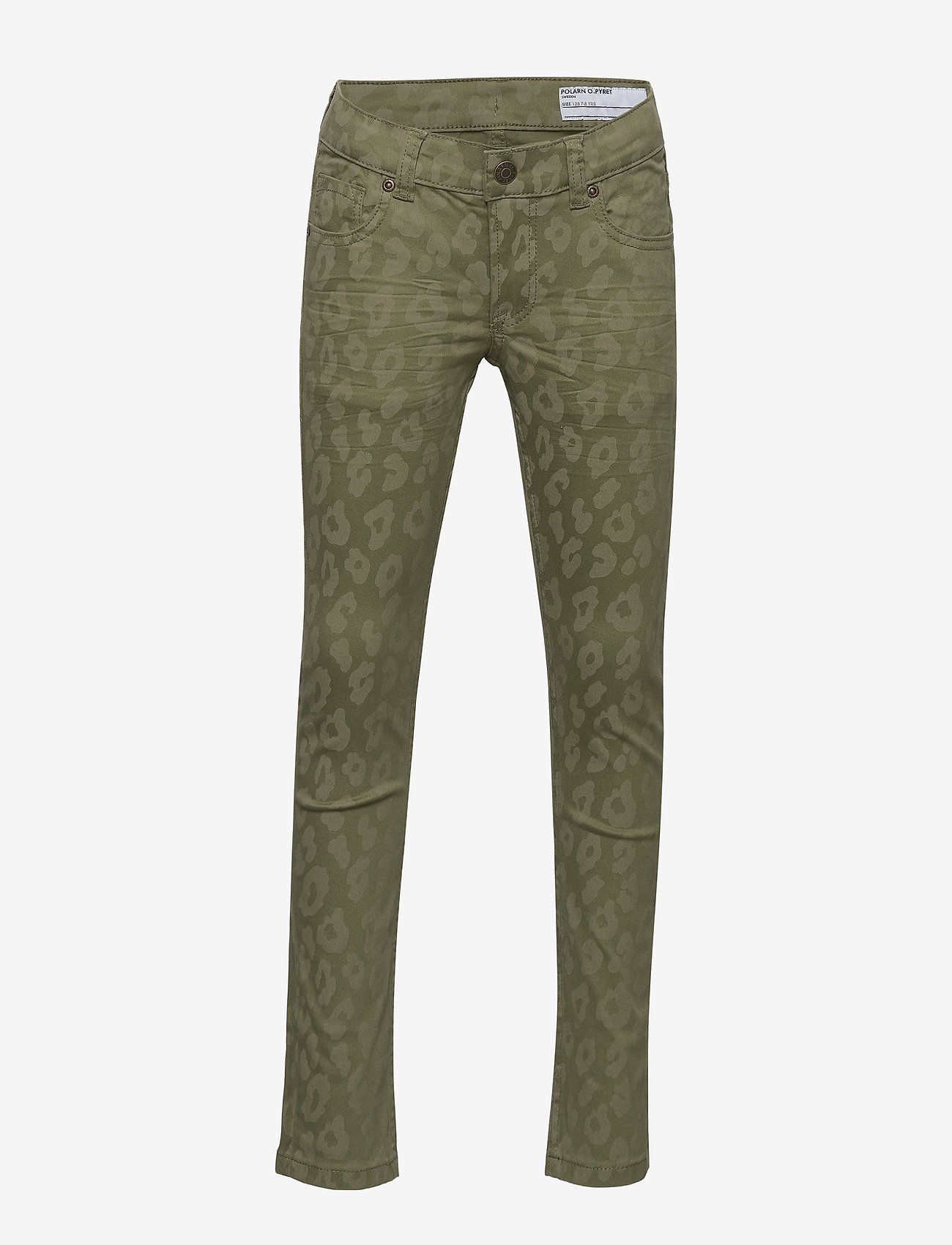 Polarn O. Pyret - Trousers AOP School - olivine - 0