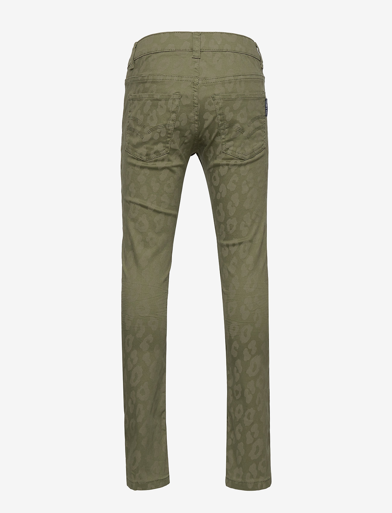Polarn O. Pyret - Trousers AOP School - olivine - 1