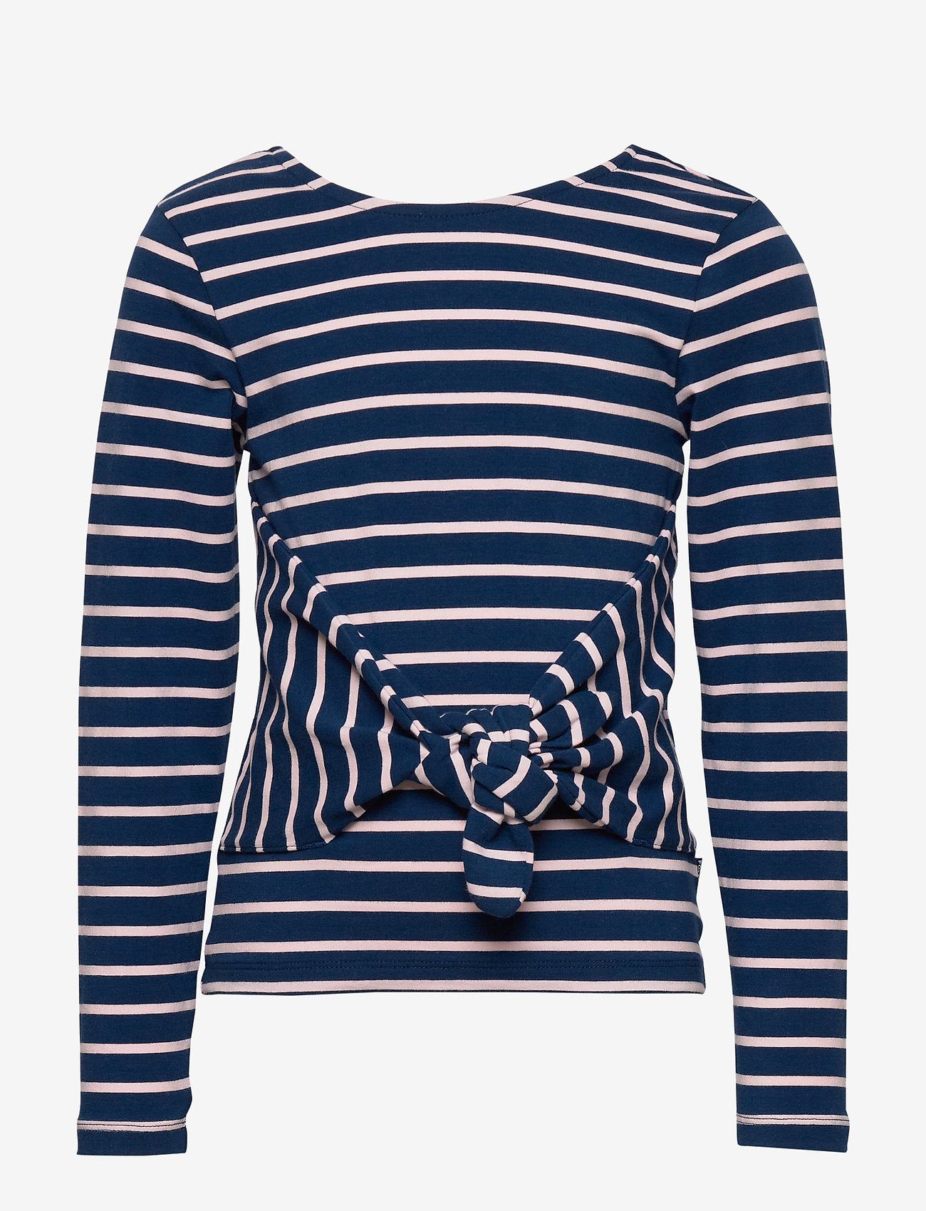Polarn O. Pyret - Top l/s Striped School - medieval blue - 0