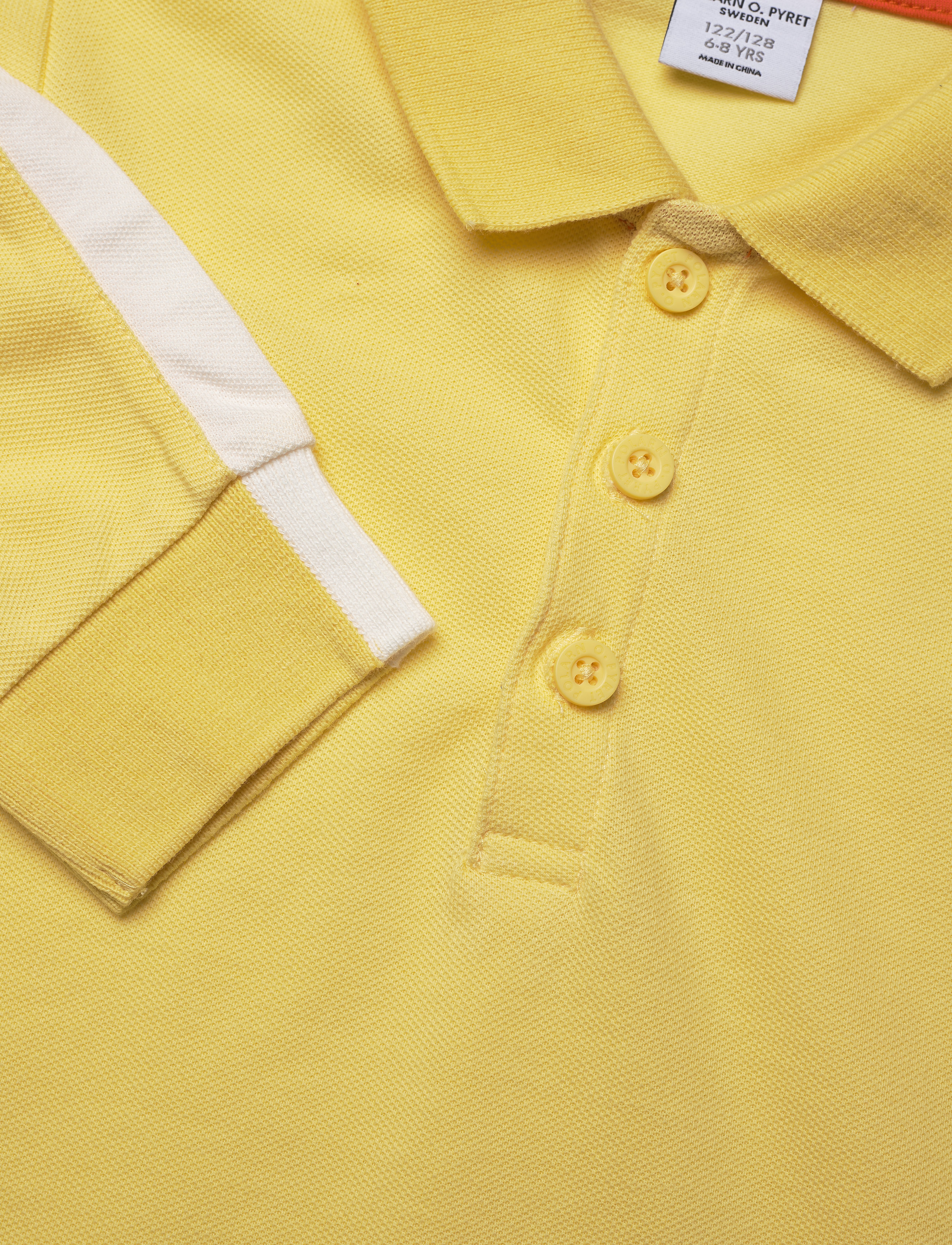 Polarn O. Pyret - Top l/s School - lemon drop - 4