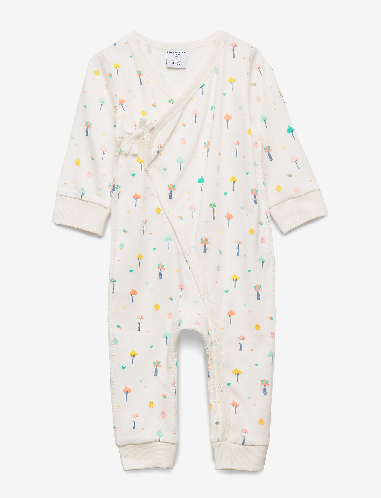 Polarn O. Pyret - Overall AOP Baby - snow white - 0