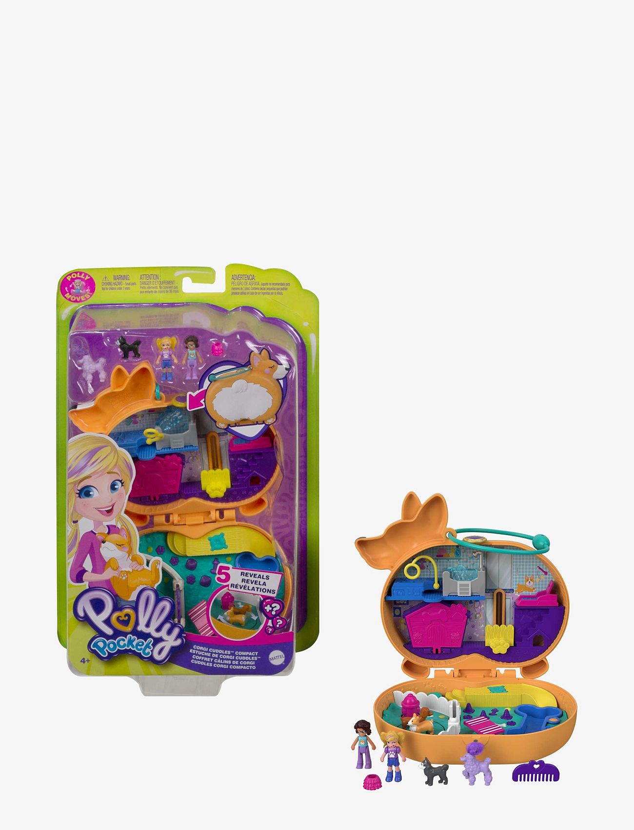 Polly Pocket - CORGI CUDDLES Compact - lägsta priserna - multi color - 0